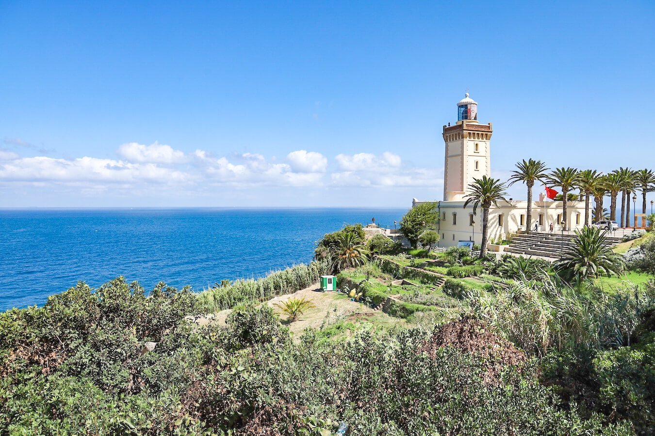The Cape Spartel Lighthouse near Tangier - a destination on our 1 month road trip of Morocco