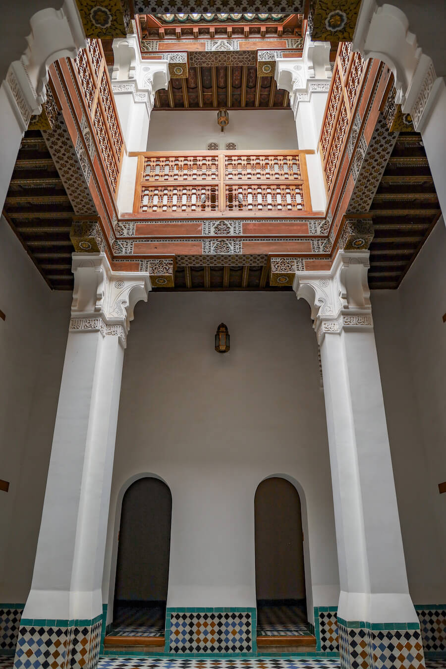 The Ben Youssef Madrasa of Marrakech - one of the highlights when visiting Morocco on a 10 days itinerary 