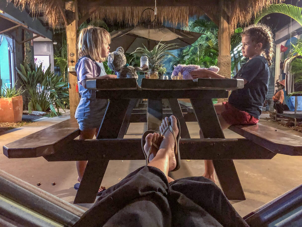 Kids staying at Backpackers @ 1770 Hostel in Agnes Water