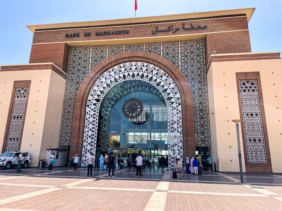 The Gare de Marrakech Train Station is a popular location in getting to and from Marrakech