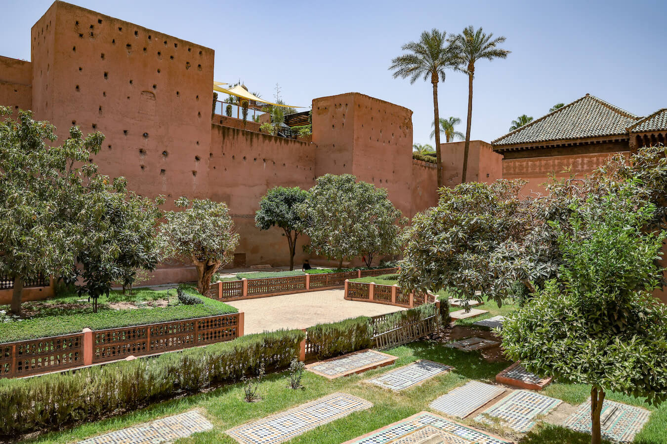 The garden necropolis and Saadian Tombs are a unique place to visit on a 3 days itinerary in Marrakech