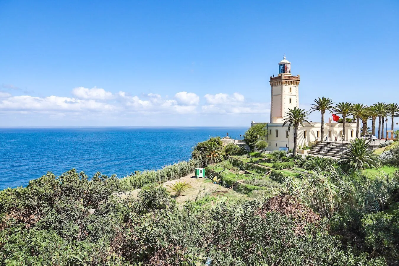 The Cape Spartel lighthouse on a day trip from Tangier, Morocco.