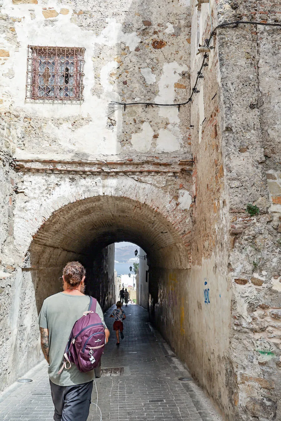 A family run through the Kasbah streets and Babs in Tangier, Morocco.
