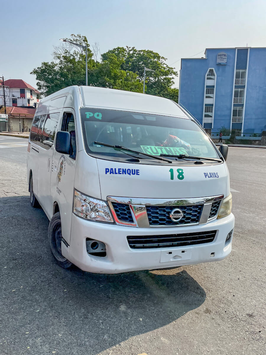 The Collective, outside the ADO bus station. 