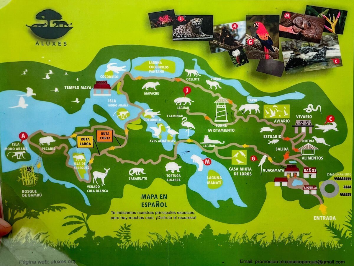 Site Map of Aluxes Ecopark.