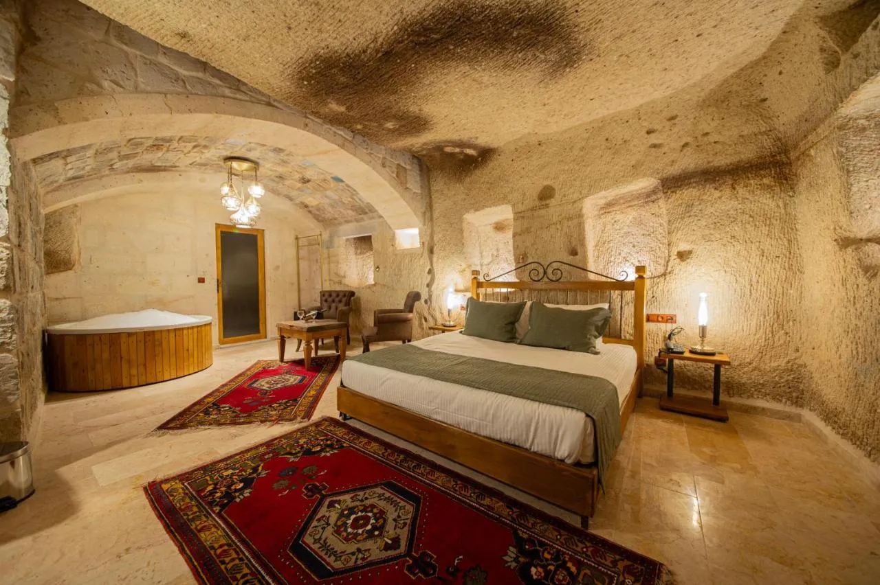 The authentic cave room at Ares Caves Suites Hotel in Cappadocia