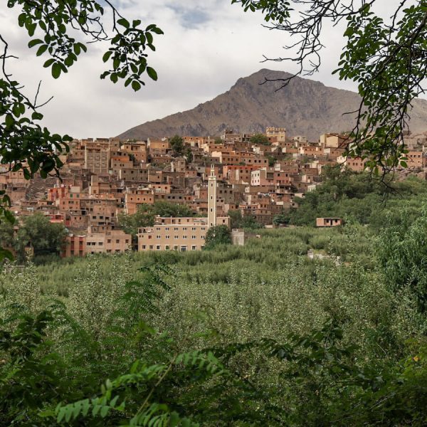 A view of Aroumd in the Atlas Mountain range in Morocco on a tour from Imlil