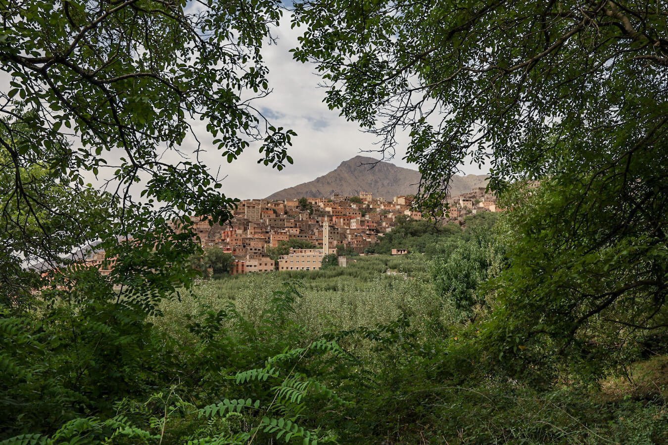 The village of Aroumd in the High Atlas Mountains in Morocco