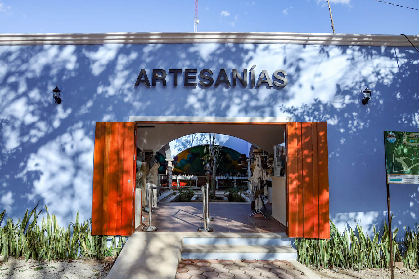 The ticket entrance and gift shop at Suytun Cenote in Valladolid