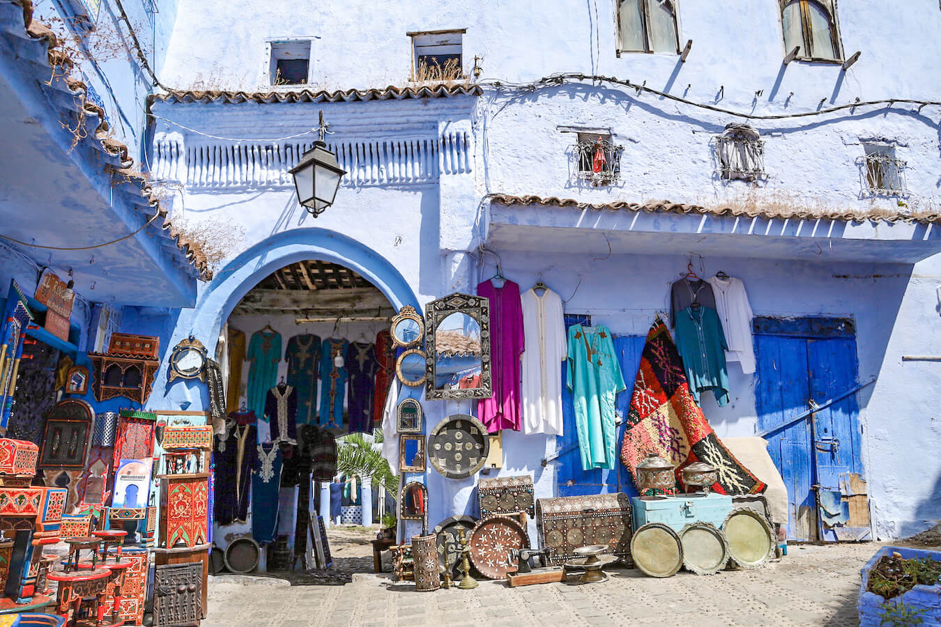 The Berber Bazaar in Chefchaouen.