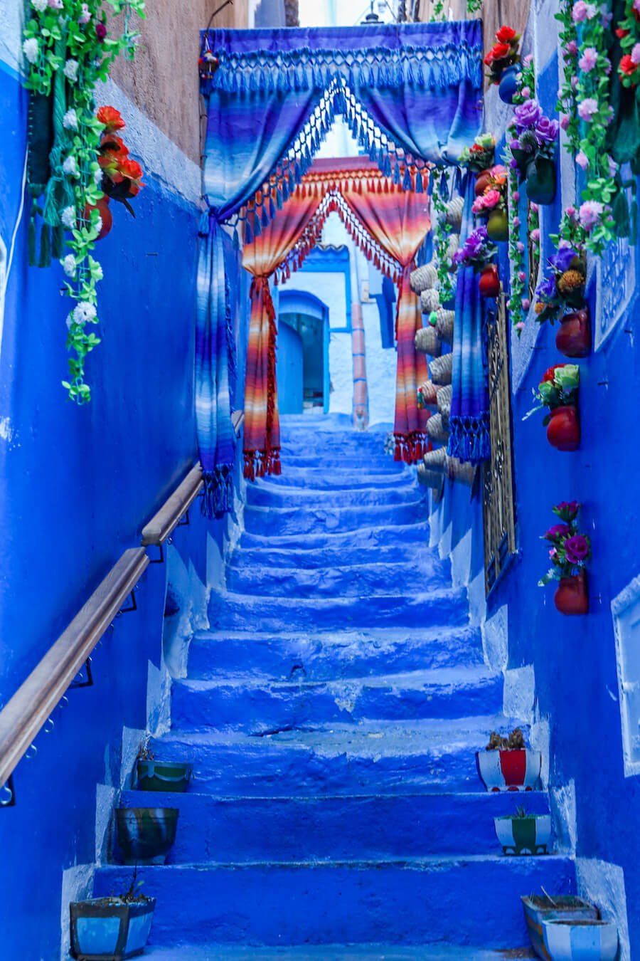 The blue streets of Chefchaouen 