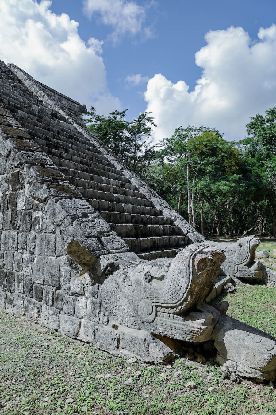 The Ossuary or High Priestess Temple at Chichén Itzá - our self-guided tour helps visitors understand this impressive structure without an organised group tour