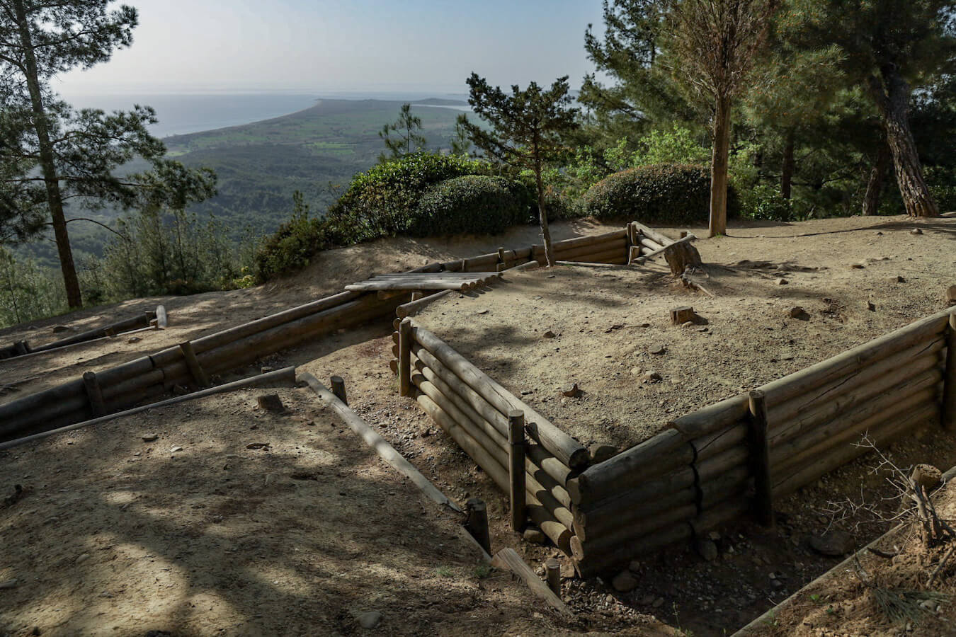 Trenches at Chukuk Bair Gallipoli