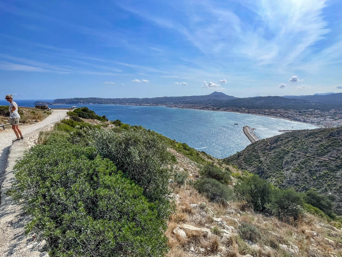 Views towards Javea / Xabia from the Montgo Natural Park in Spain