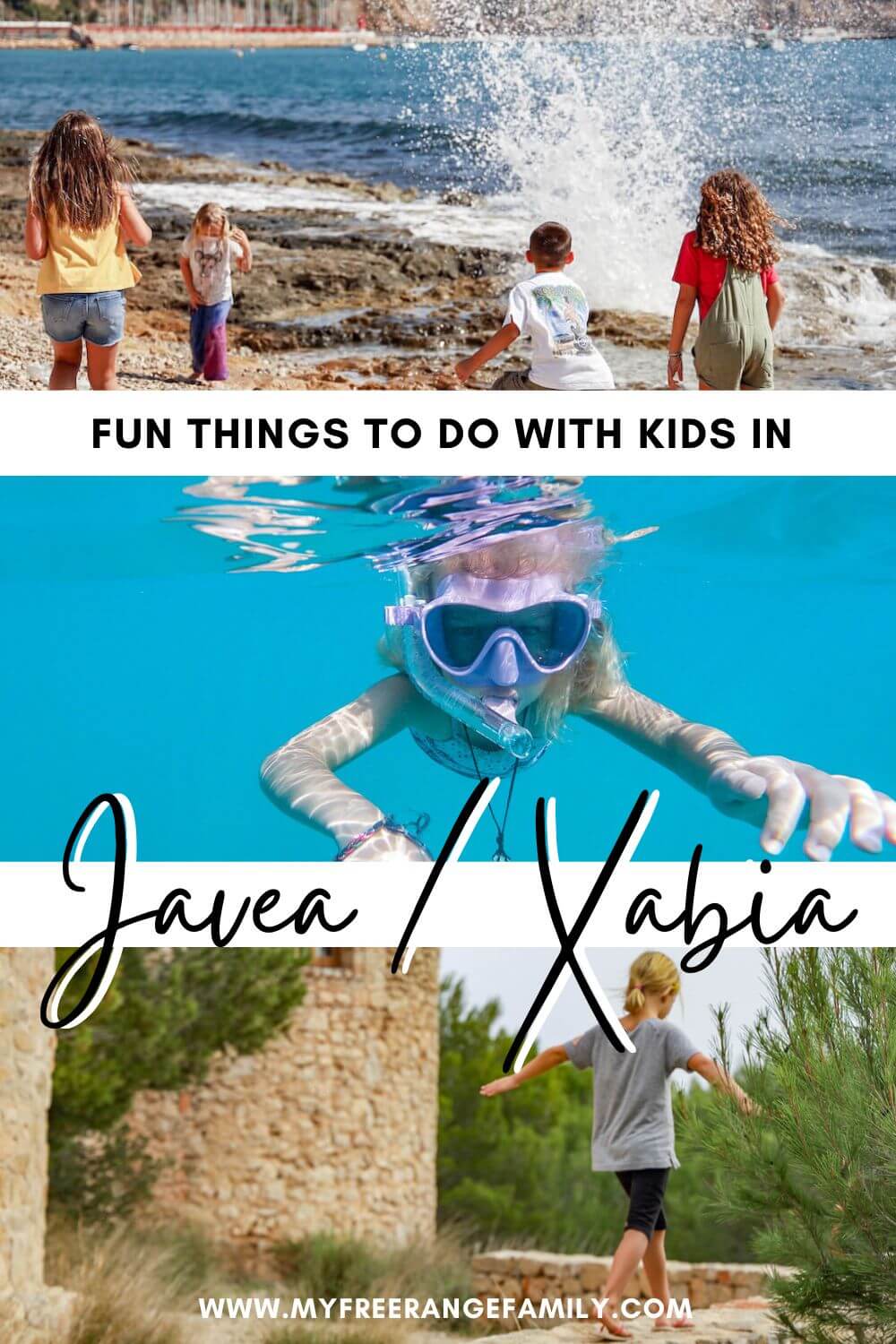 An image to encourage the reader to save or bookmark - fun things to do with kids in Javea.