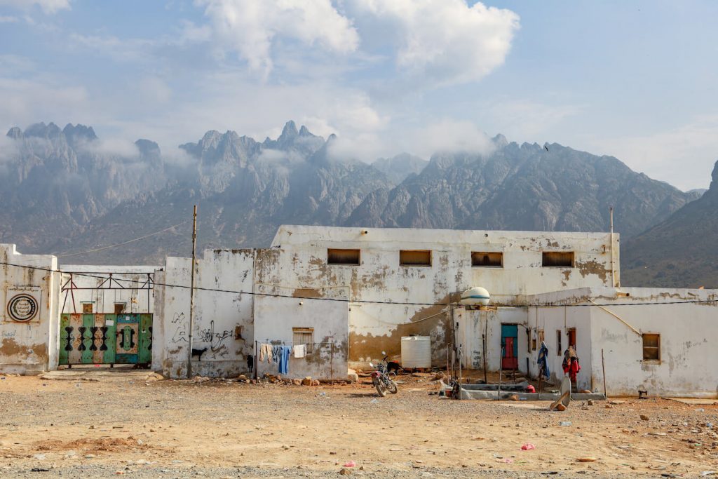 Hadibo the capital in Socotra, standard of living can be very difficult for the local people