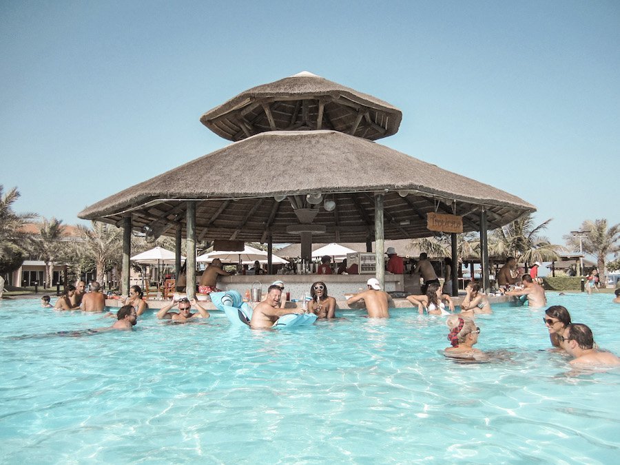 Pool bar, Rotana Al Aqah, United Arab Emirates