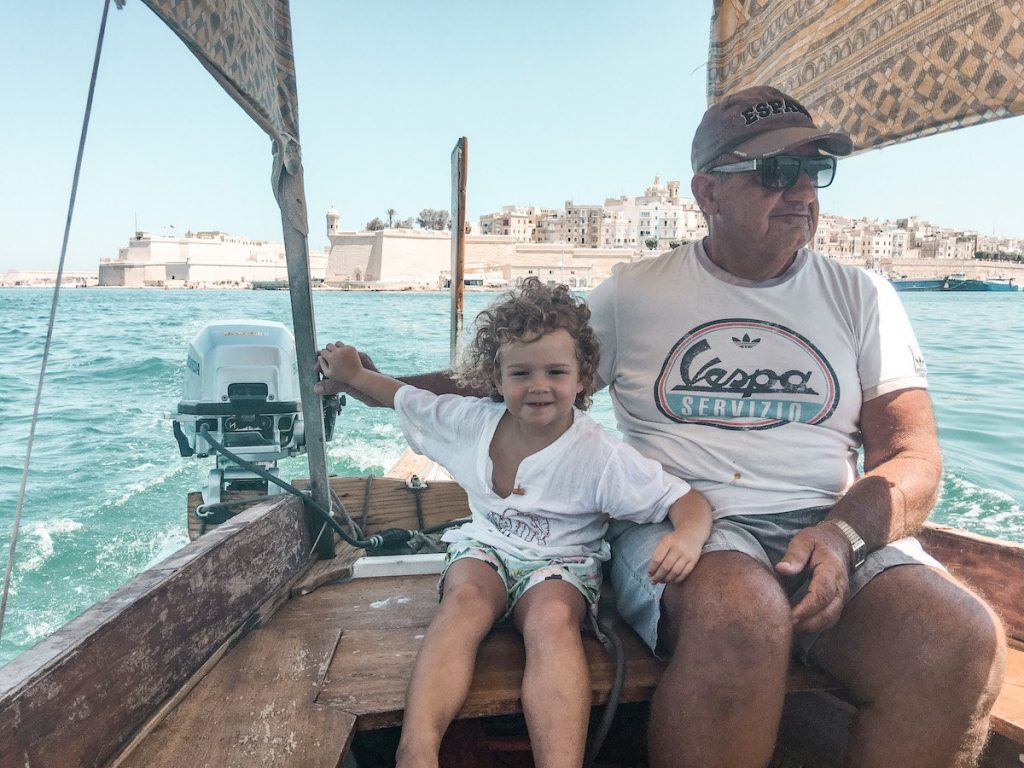 Boat ride from Valletta to Vittoriosa