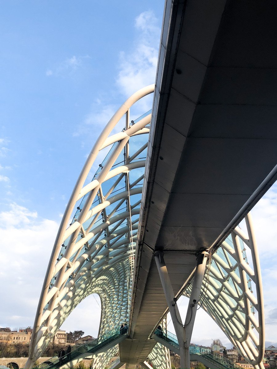 The Peace Bridge in Georgia - 3 days in Tbilisi