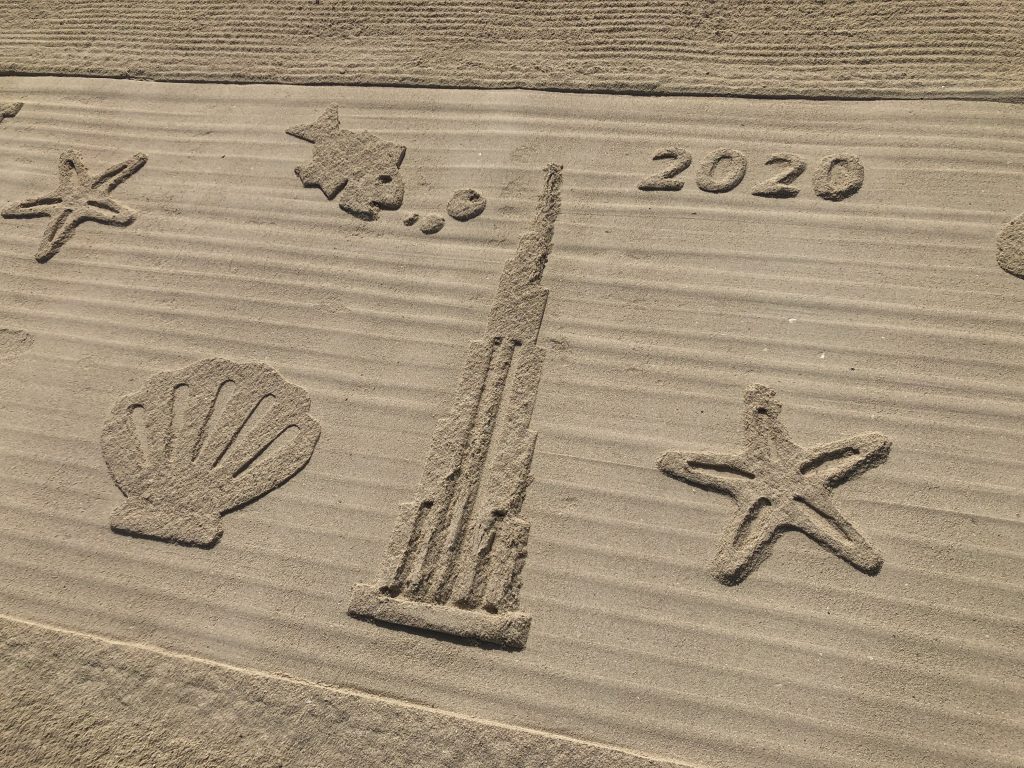 Dubai 2020 on the beach