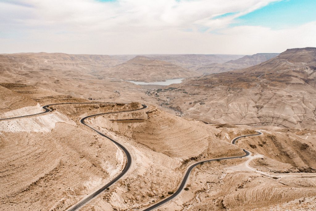 The view over Wadi Mujib and the King's Highway - Jordan itinerary