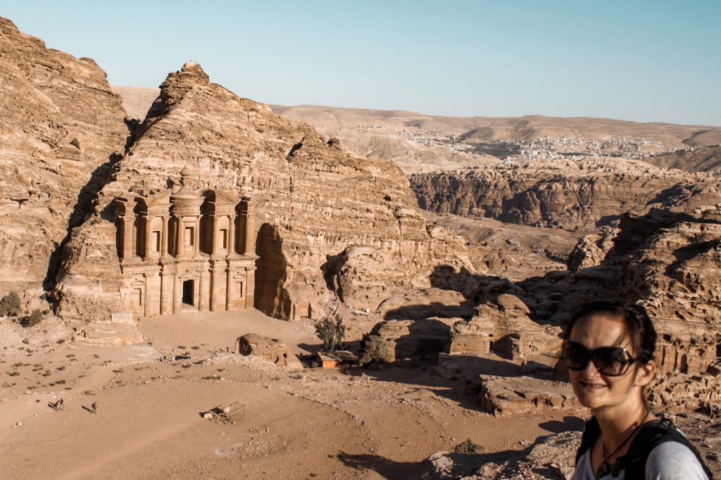 The monastery in Petra - Jordan itinerary
