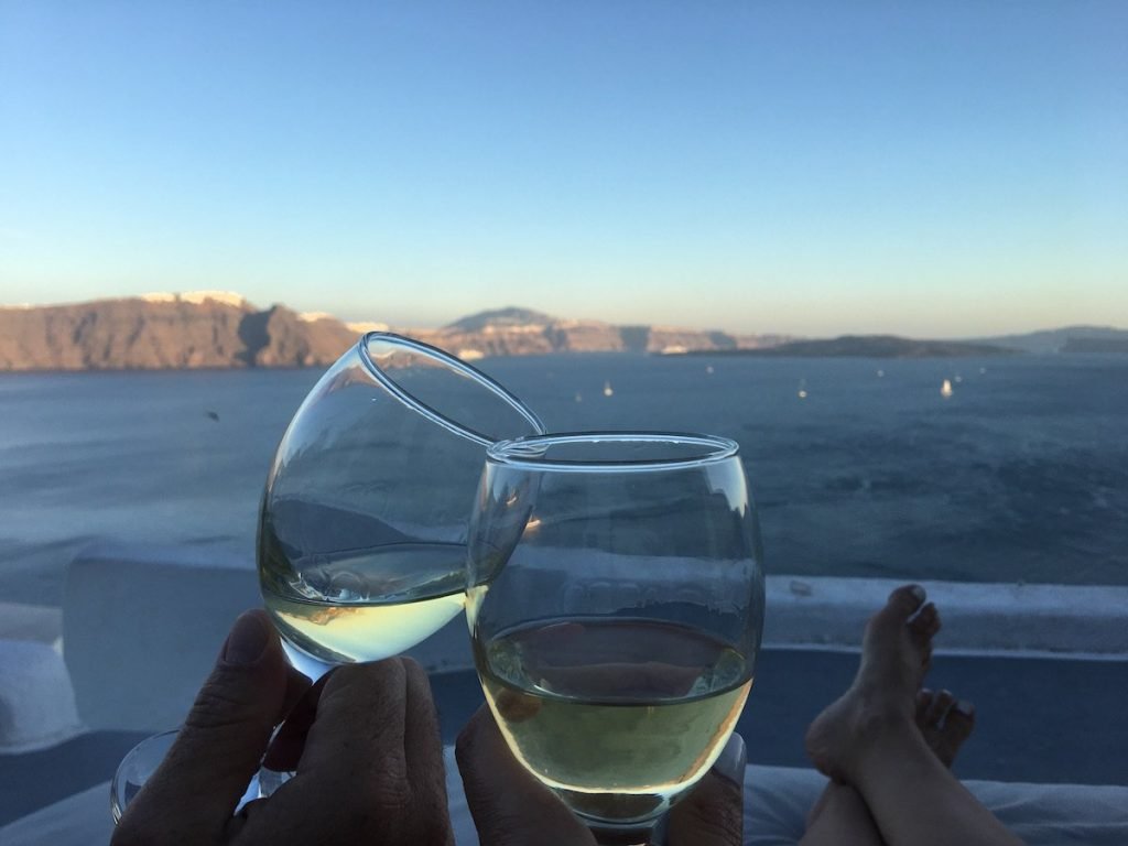 Santorini - Zoe Aegeas view