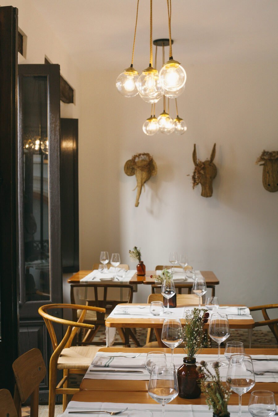 Inside the Volta y Volta Restaurant in Javea (Xabia) port.