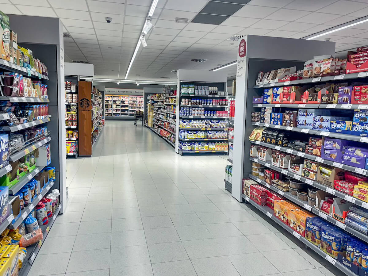 A look inside the Consum Supermarket in Javea near the Arenal - a popular place for holiday makers to do their grocery shopping - a vacation guide.