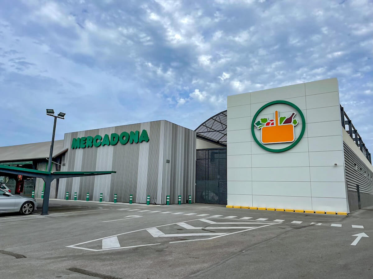 The Mercadona supermarket in Javea.