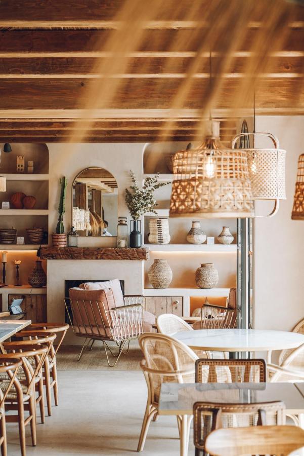 Carefully designed interior with neutral colours at the Nomad Hotel, Javea in Spain.  One of the best 4 star hotels in the Javea Port.