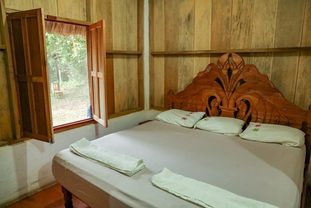 The accommodation at the Lacandon Jungle