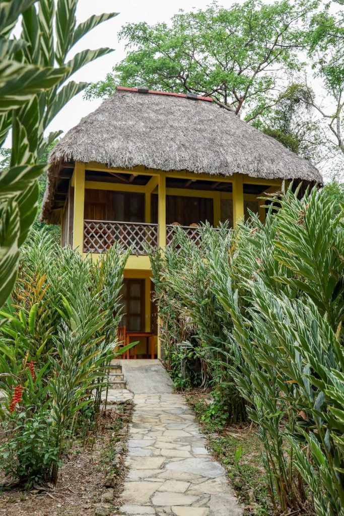 Accommodation at the Campamento Lacandones