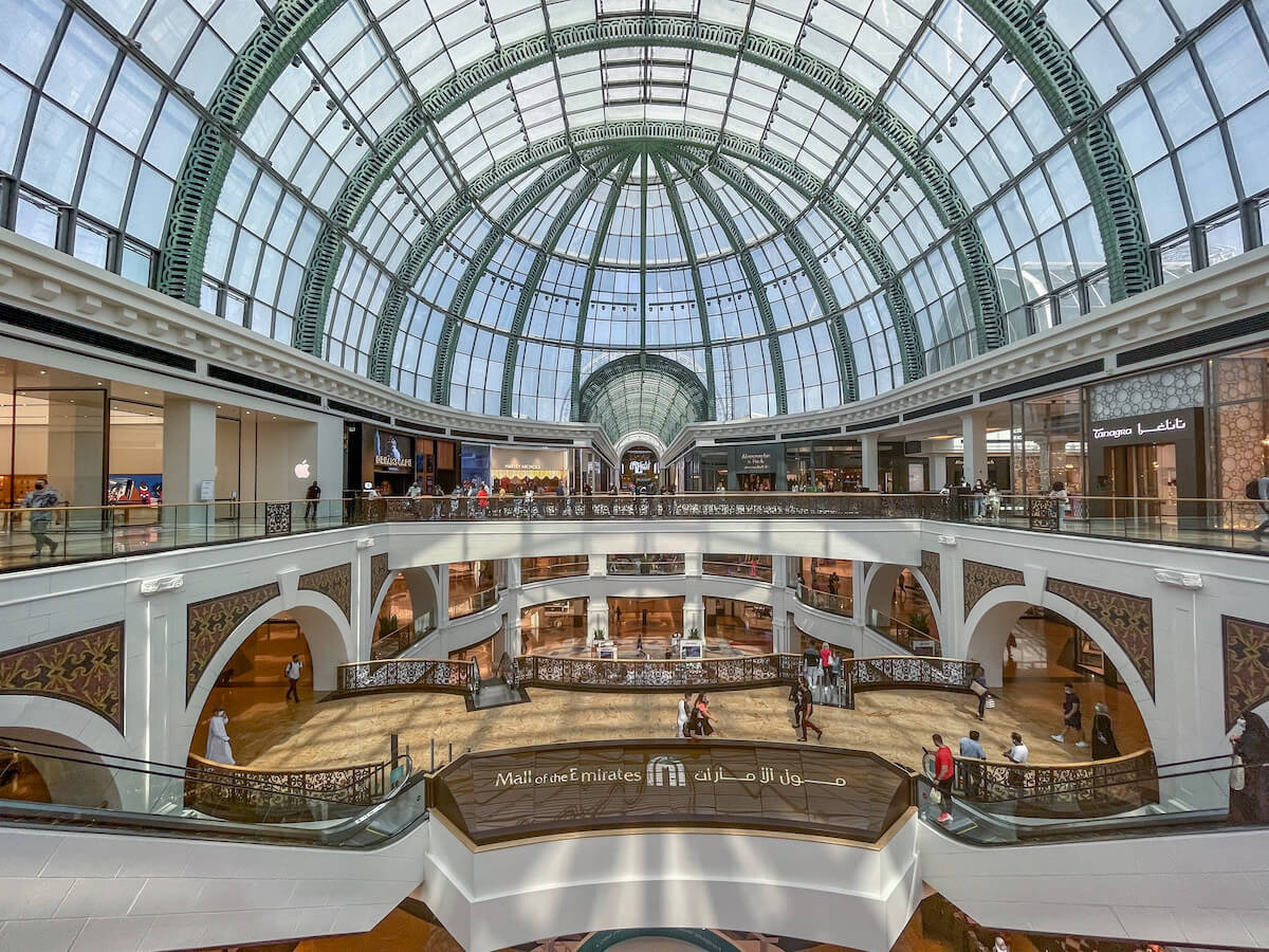 Mall of the Emirates, one of the most popular malls to visit in Dubai