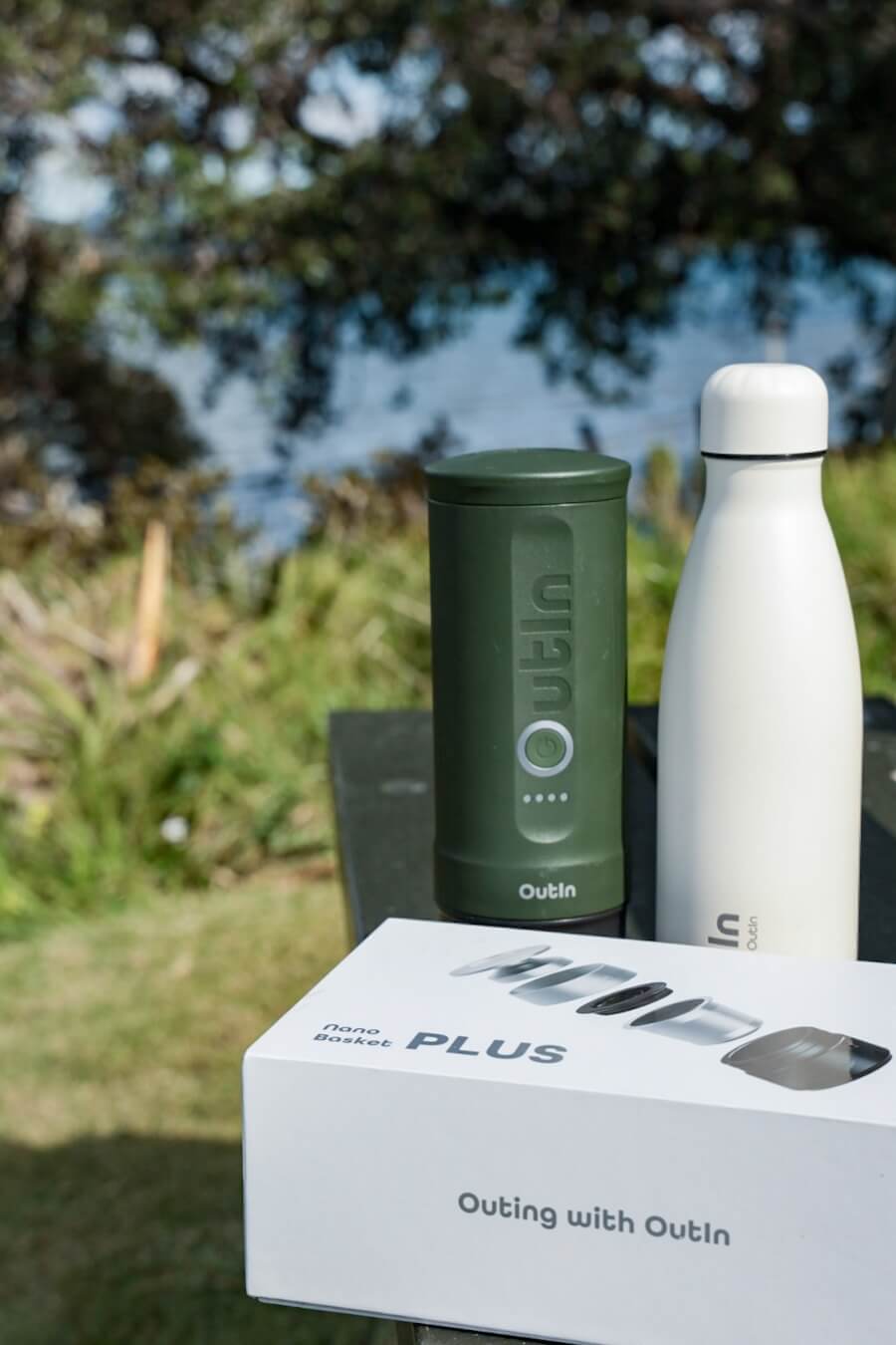 The Nano basket plus kit and OutIn espresso maker.