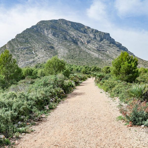 The PR CV355 walking trail on Montgo Massif Parque Natural in Javea / Xabia