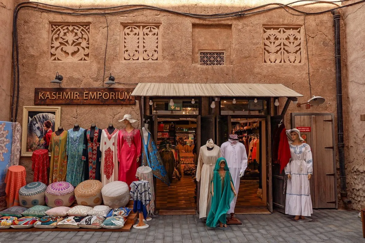 Al Seef district shops is a unique place to stay in Dubai
