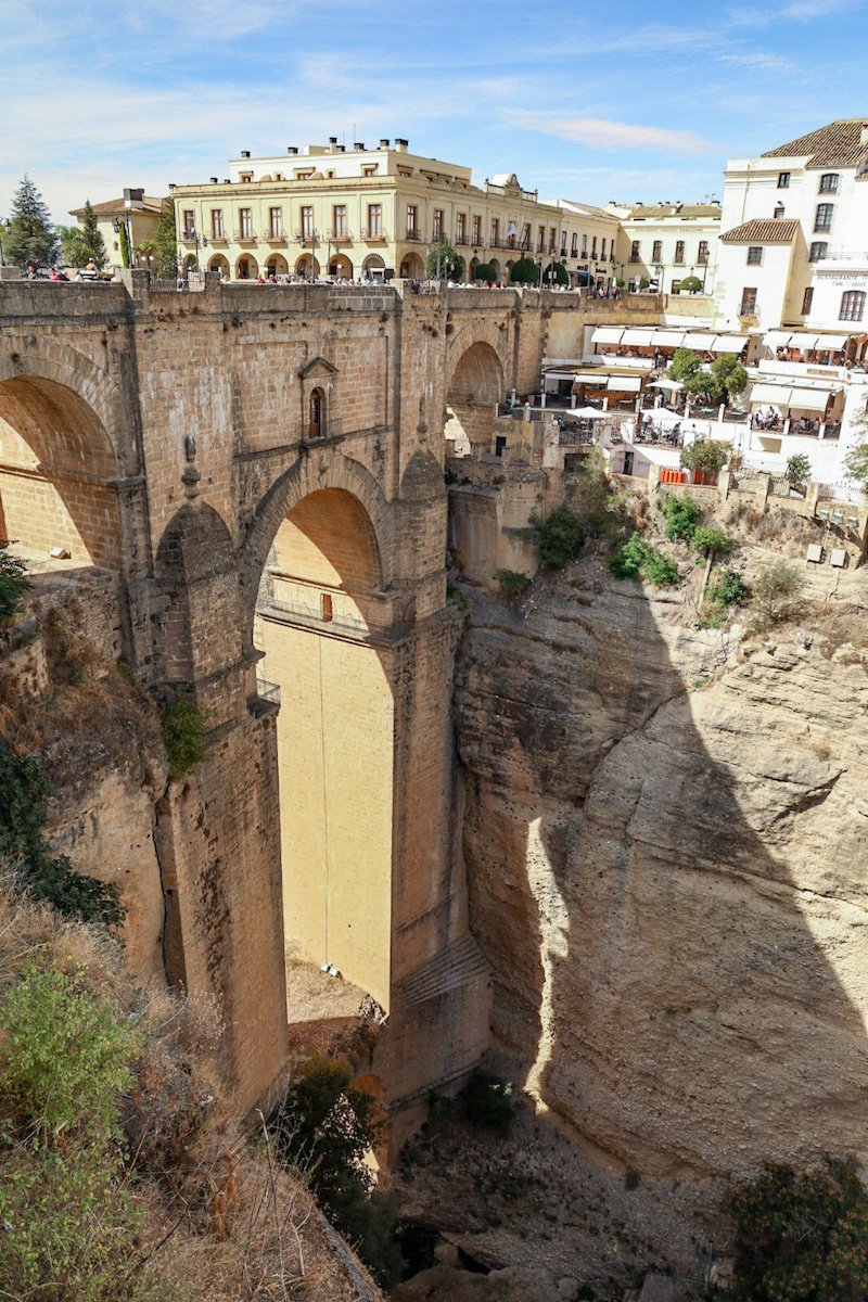 Ancient bridge in Ronda in Southern Spain