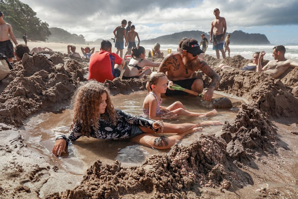 Hot Water Beach during the day - Coromandel Attractions