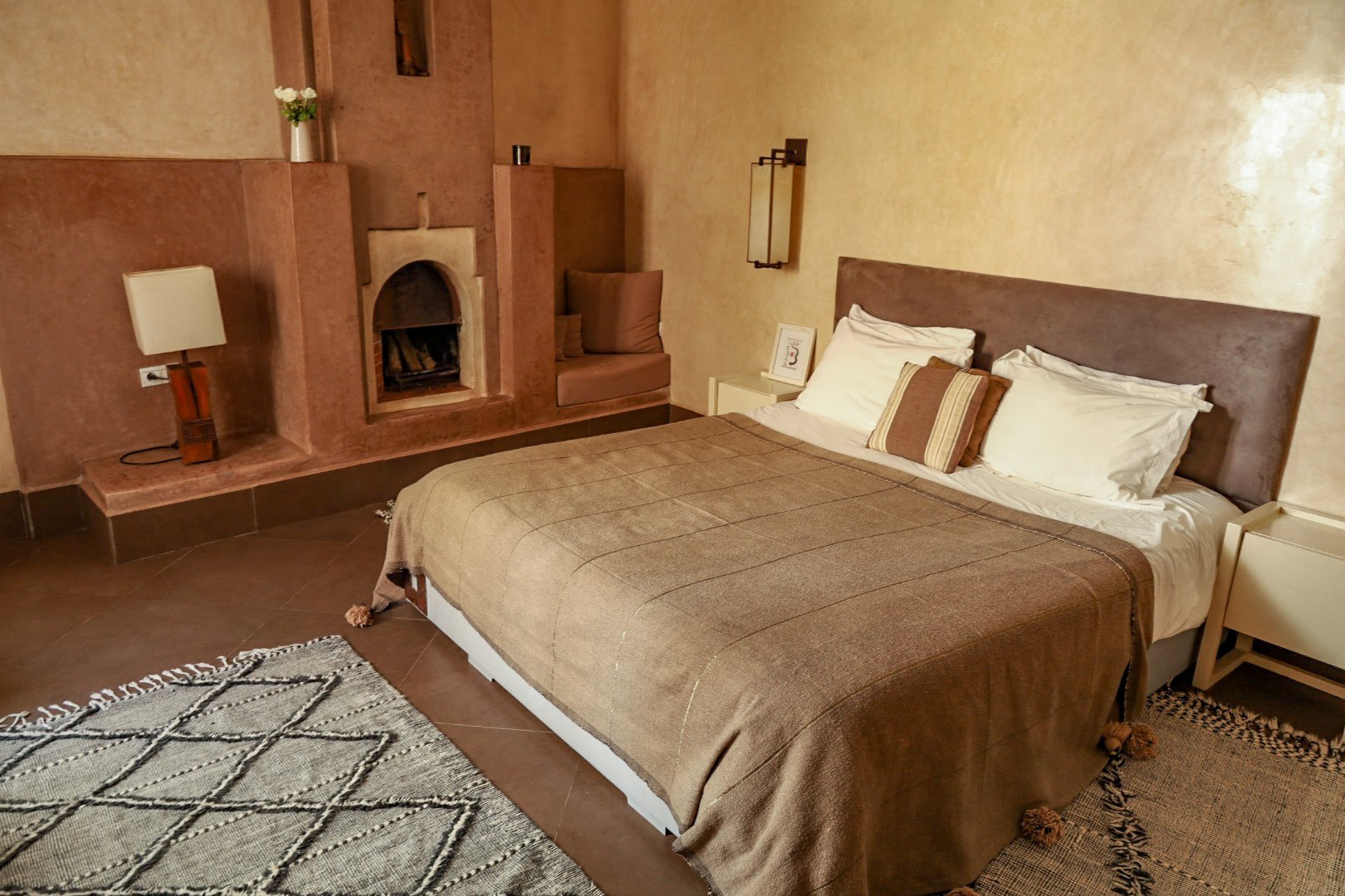 The bedroom in Riad Dar Maya