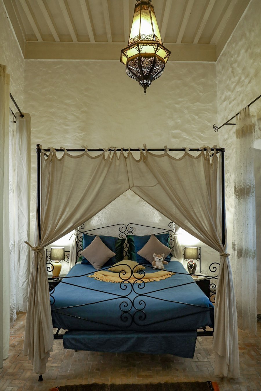 The bedroom in Les Terrasses d'Essaouira