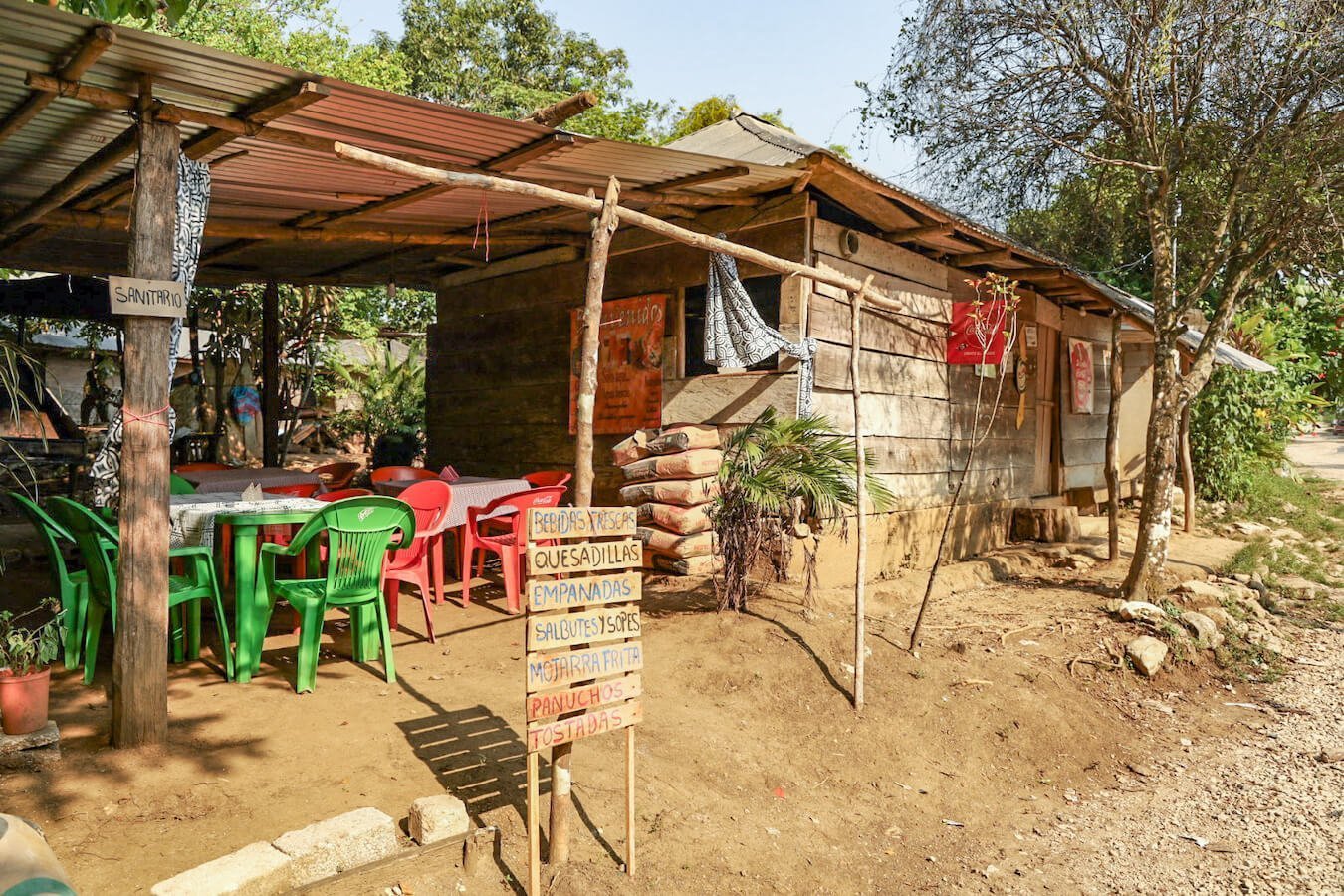 A local restaurant at Roberto Barrios, Plaenque.