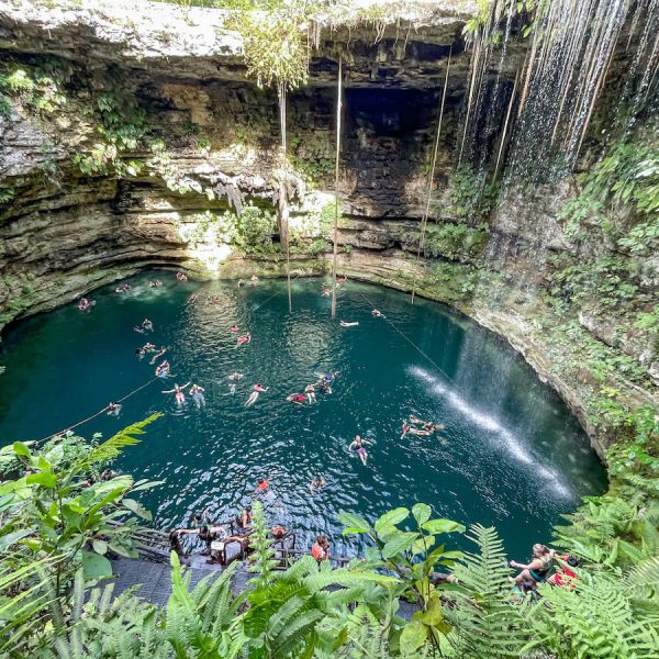 Saamal Cenote at Hacienda Selva Maya in Valladolid, Mexico.