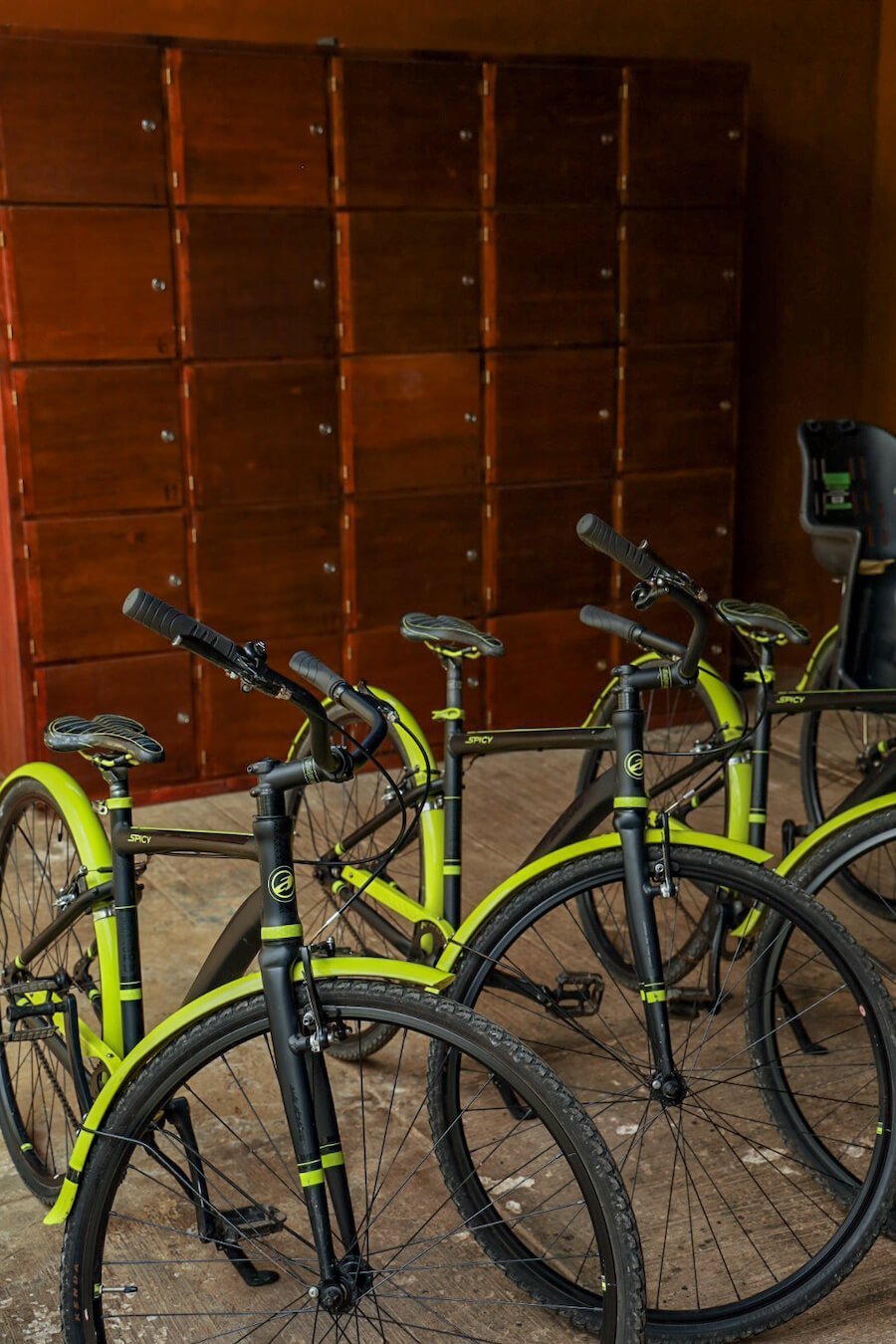 Bike rental available at Hacienda Selva Maya