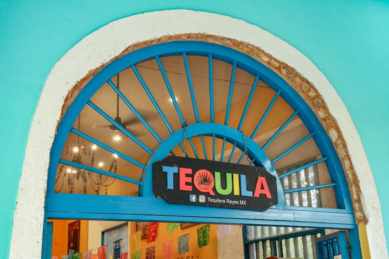 The tequila shop at Hacienda Selva Maya.