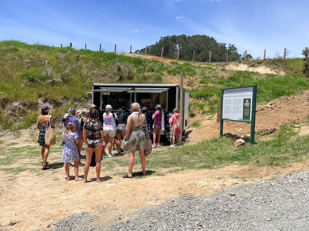 A New Zealand ice cream shop 