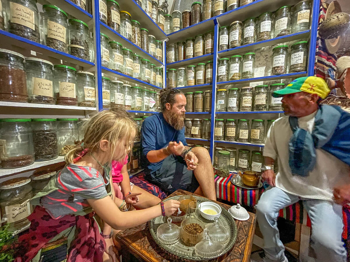 The womens' cooperative in Essaouira