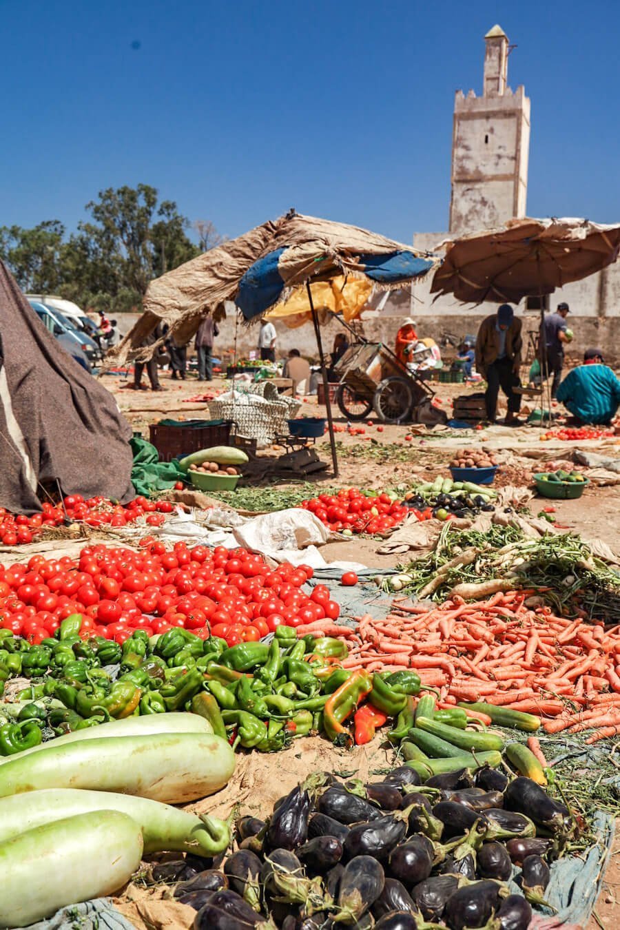 Ida Ougourd markets on a Wednesday are a great day trip from Essouira.