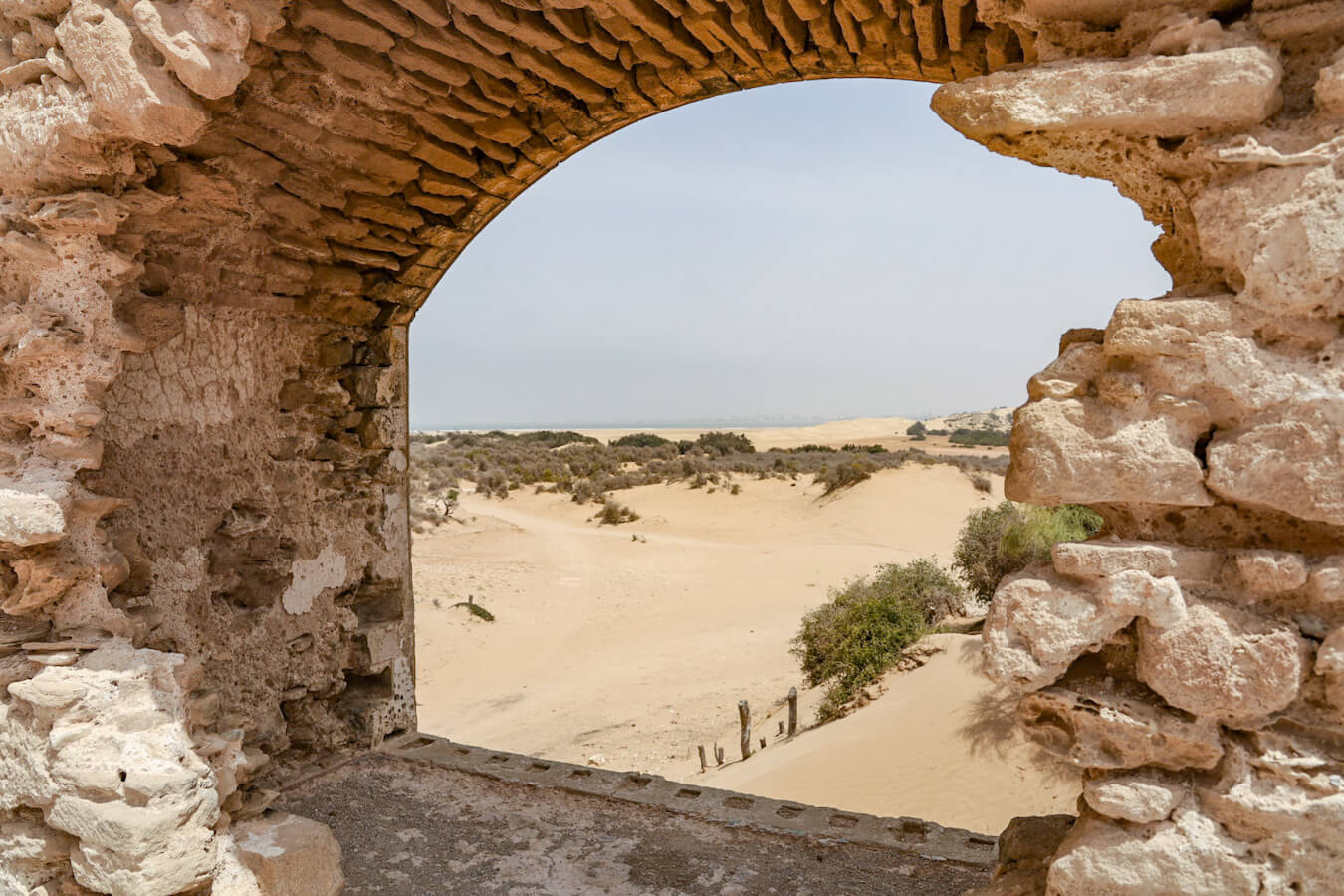 Dar Sultan Palace ruins in Morocco is said to be where Jimi Hendrix frequently visited.