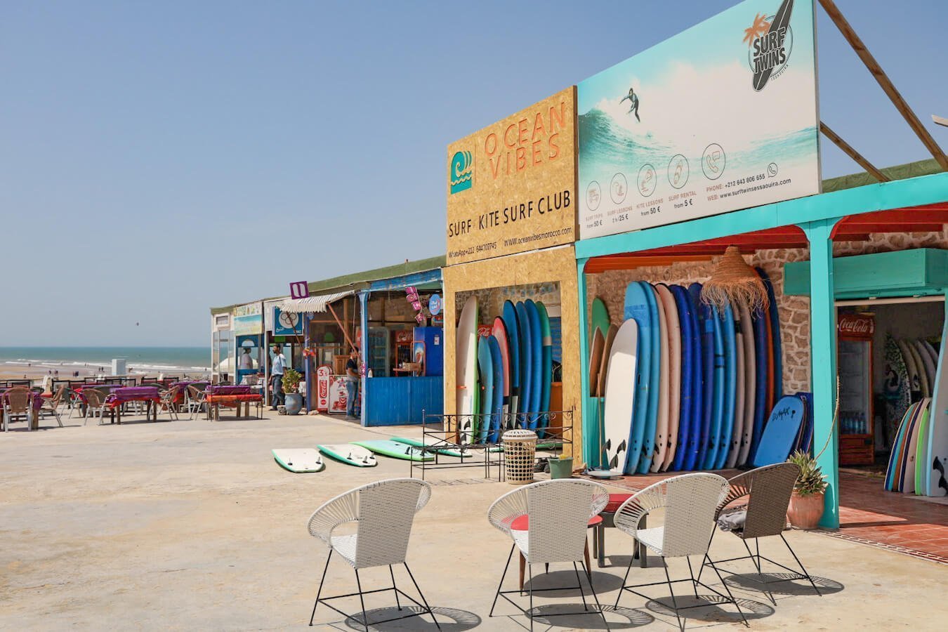 The surf shops of Sidi Kouki